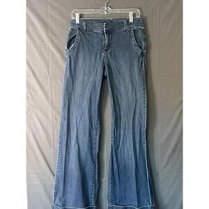 ANA A New Approach Wide Leg Jeans – Dark Wash – Size 8